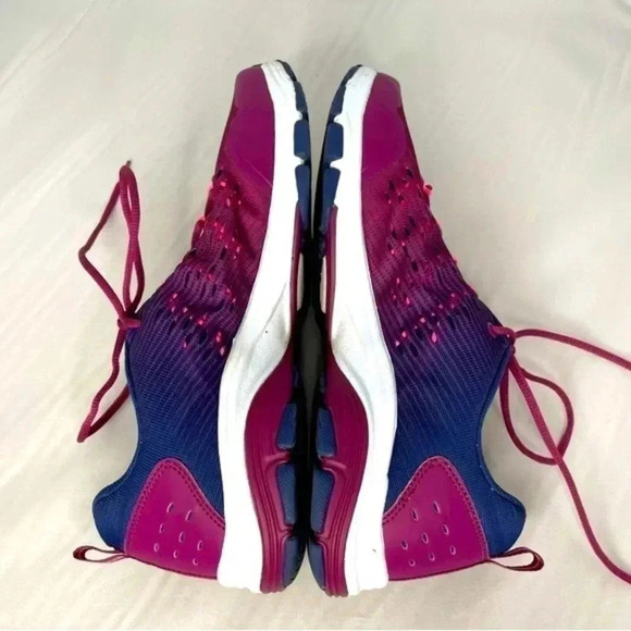Ryka RZX Women's Vivid Sneakers 10W Raspberry Blue Lace Up Mesh - Picture 6 of 10